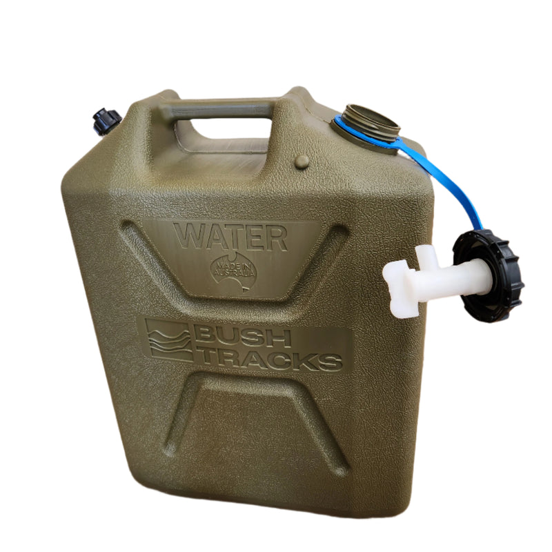 Load image into Gallery viewer, Bush Tracks 22L Wide Mouth Heavy Duty Water Jerry Can with Tap
