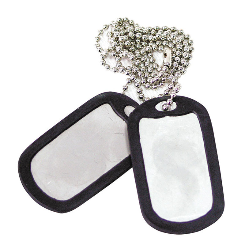 Load image into Gallery viewer, DOG TAG SET SILVER
