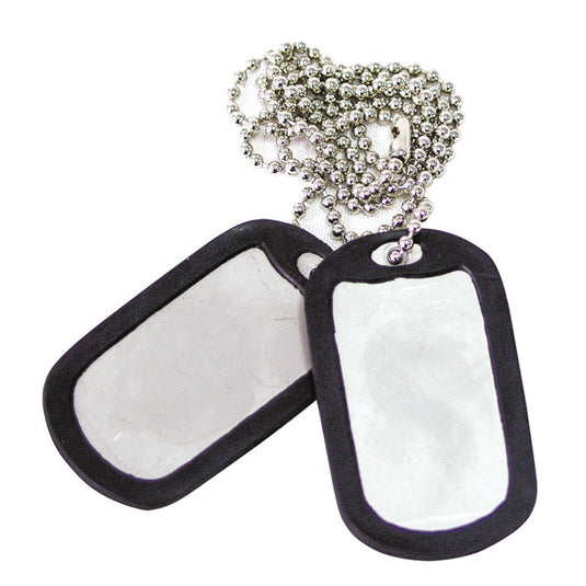 DOG TAG SET SILVER